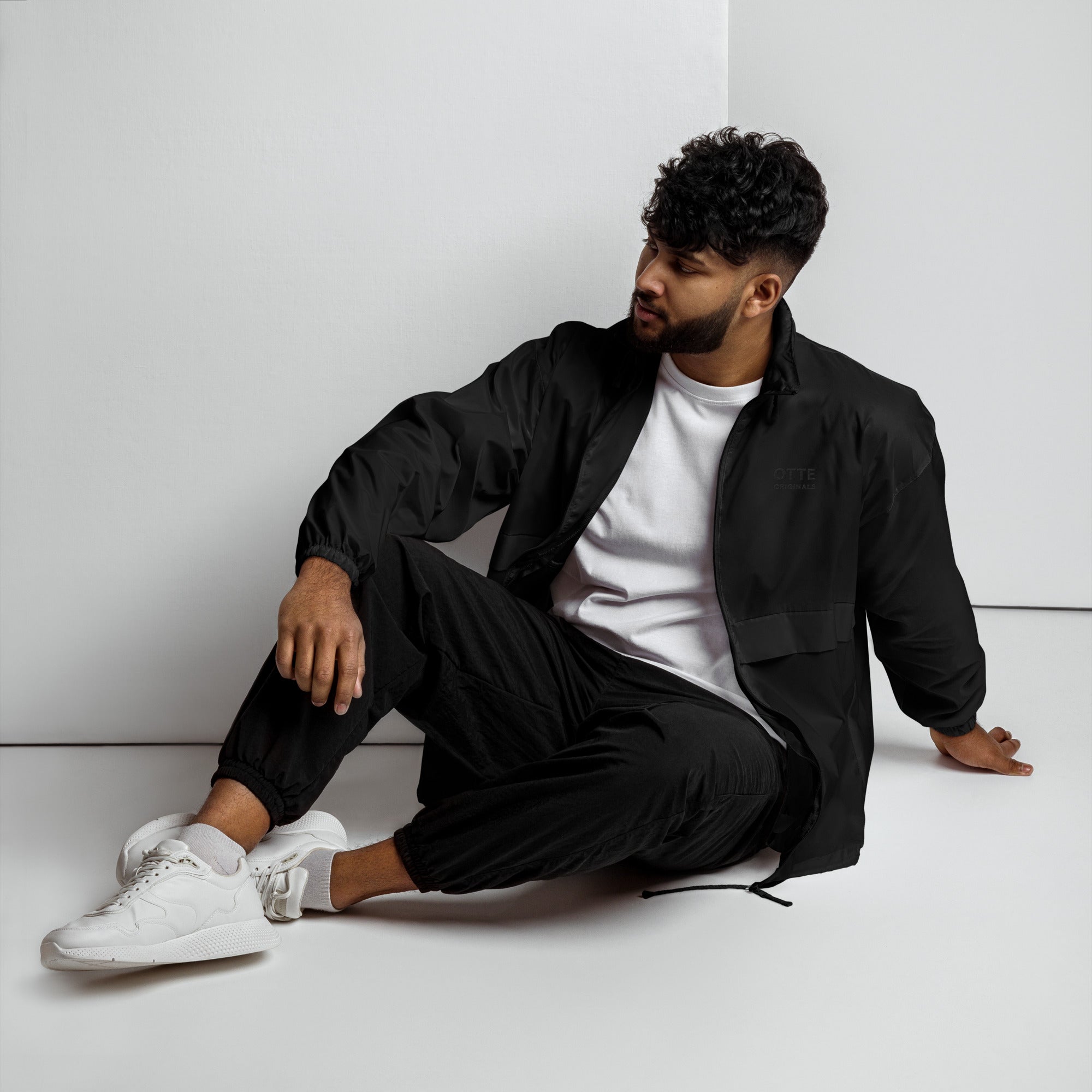 OTTE Summer Windbreaker, zwart, voorkant