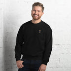 O-Bear Sweatshirt, zwart, voorkant met O-Bear op de borst