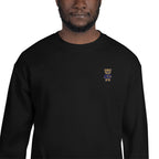 O-Bear Sweatshirt, zwart, detail van de print