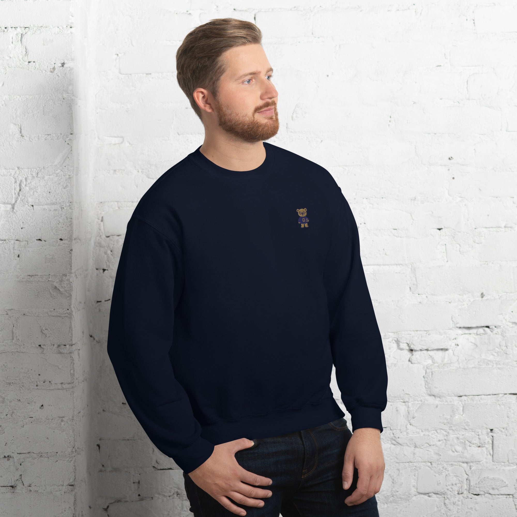 O-Bear Sweatshirt, navy, rechtsvoor