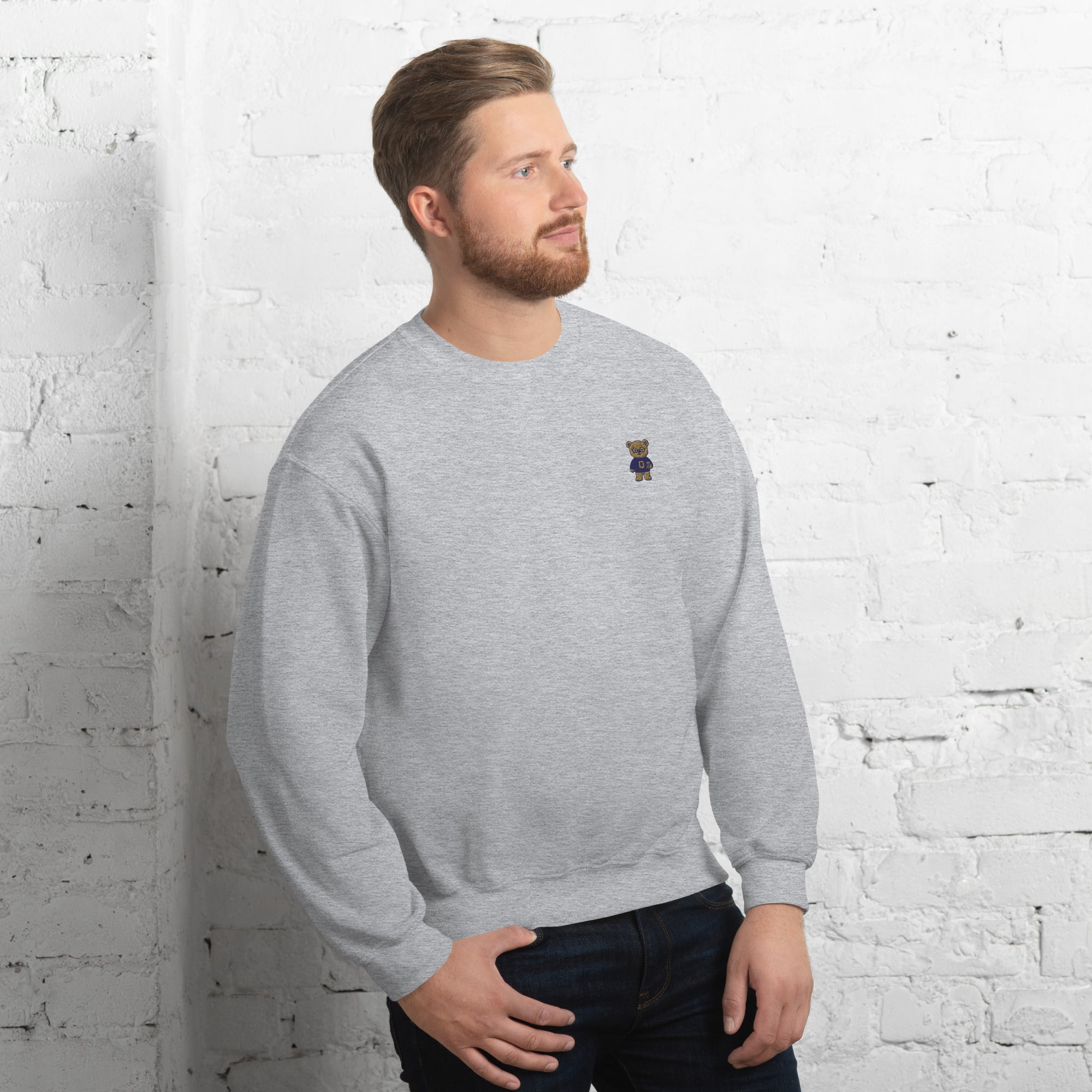 O-Bear Sweatshirt, sport grey, rechtsvoor