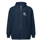 Cherry Drip Zip Hoodie, navy, voorkant
