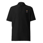 Money Bear Polo, zwart, voorkant met O-Bear detail