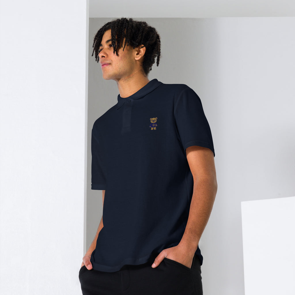 Money Bear Polo, navy, voorkant
