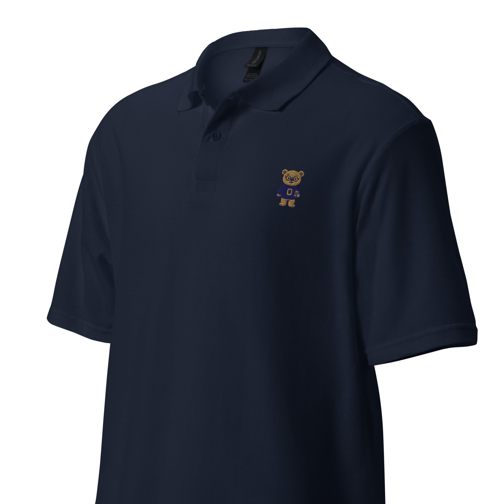 Money Bear Polo, navy, linksvoor