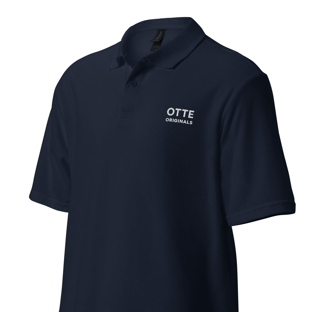 OTTE Originals Polo, navy, linksvoor