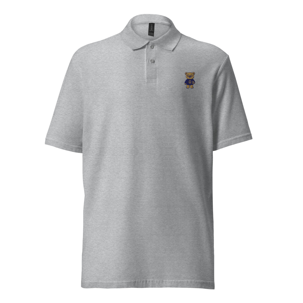 Money Bear Polo, sport grey, voorkant