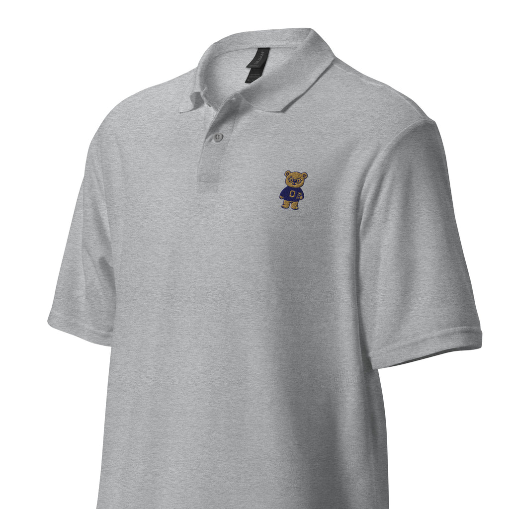 Money Bear Polo, sport grey, linksvoor