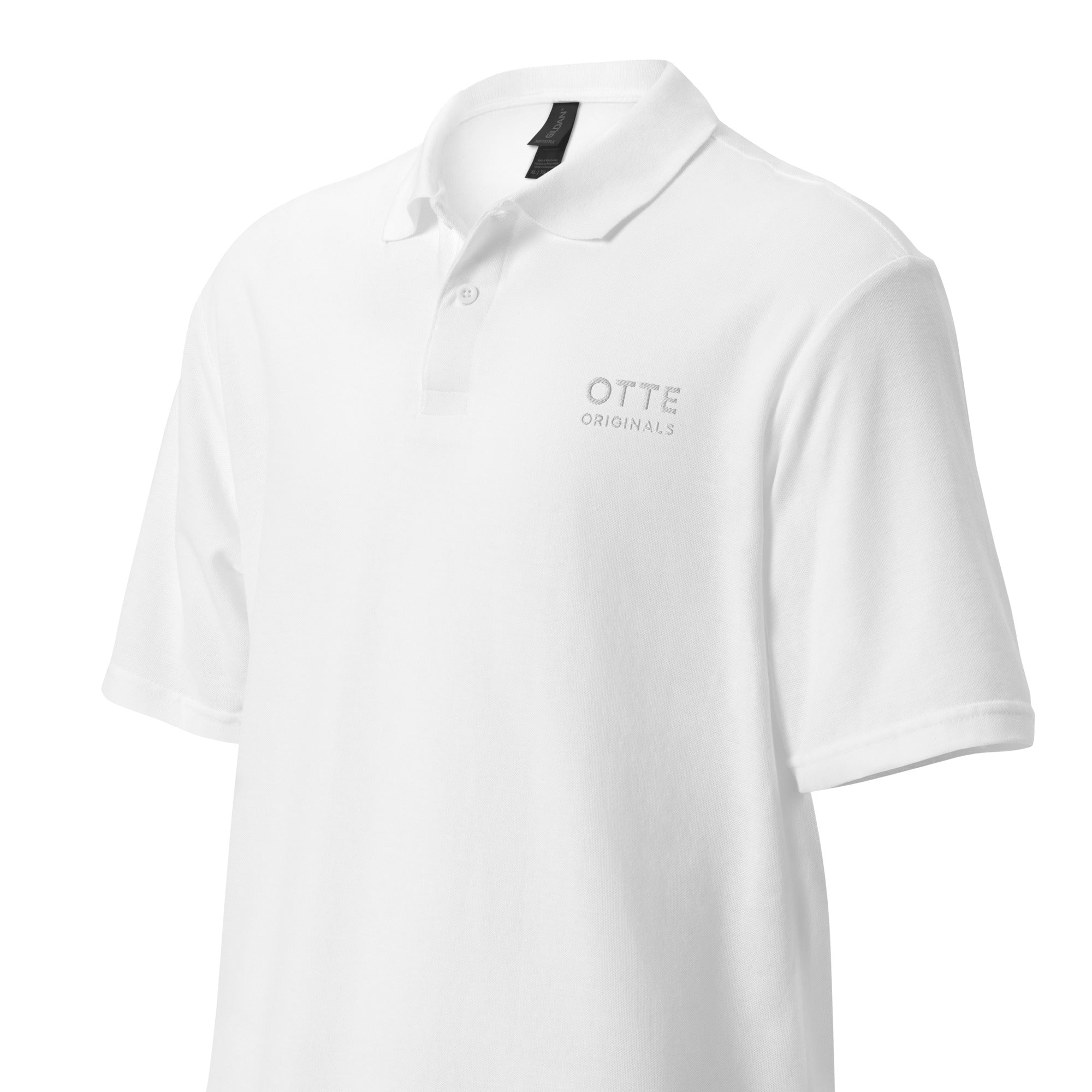 OTTE Originals Polo, wit, linksvoor